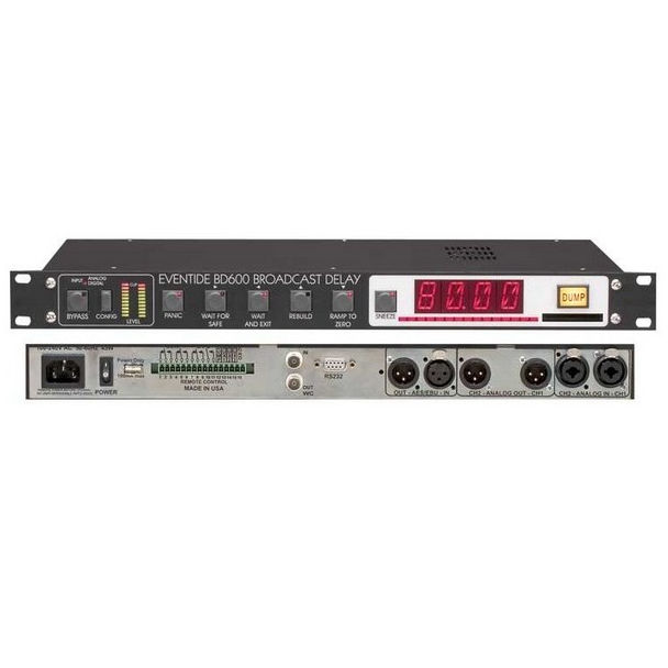 Eventide BD-600 Professional Broadcast Audio Delay Digital & Analog Audio  RS-232